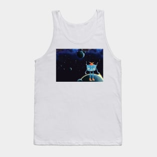 Pi the Alien Illustration Tank Top